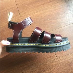 Dr Martens cherry red Blaire Vegan